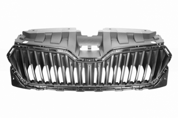 Acessar a peça Grelha negra, granulada