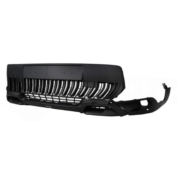 Acessar a peça Para-choques frente inferior, preto, orifício faróis de nevoeiro