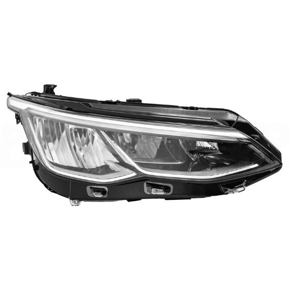 Acessar a peça Farol elétrico direito, preto, LED (Motor)