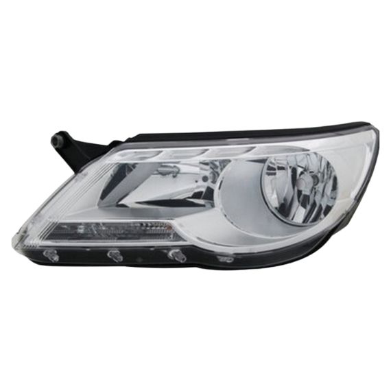 Farol esquerdo eletrico com motor h7+h7 tipo he