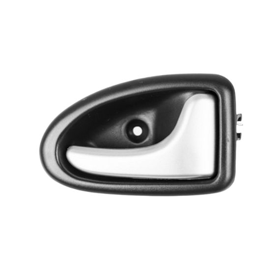 Acessar a peça Puxador interior frente direita, alavanca prateada