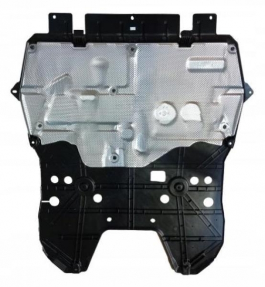 Acessar a peça Proteção do motor, alumínio