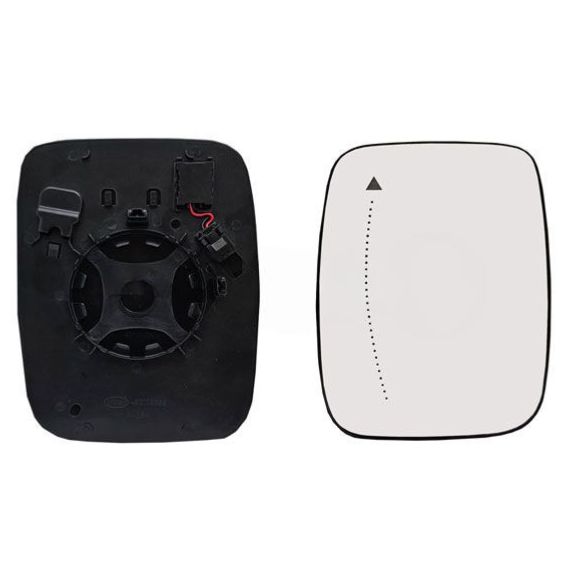 Acessar a peça Vidro + suporte espelho retrovisor direito, asférico, aquecido, side