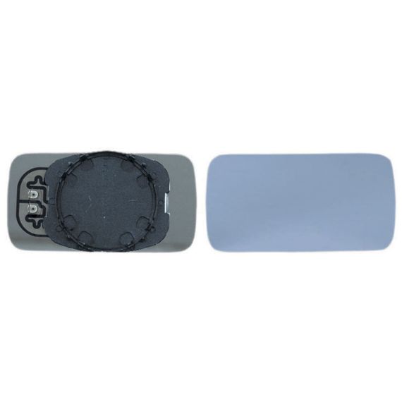 Acessar a peça Vidro com suporte direito, convexo, azul, termico