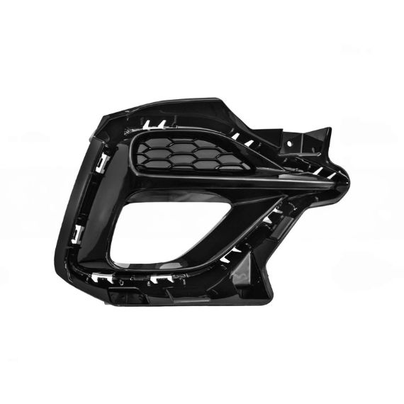 Acessar a peça Grelha para-choques frente direito, preta, orifícios farol nevoeiro
