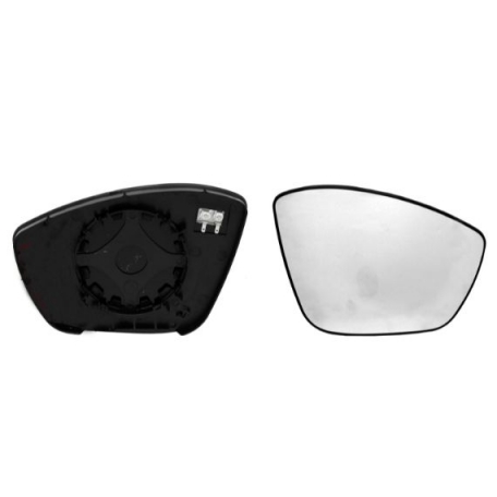 Acessar a peça Vidro + suporte do espelho retrovisor direito, convexo, aquecido Acessar a peça Vidro + suporte do espelho retrovisor direito, convexo, aquecido