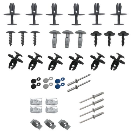 Acessar a peça Kit de fixação parcial do para choques frente