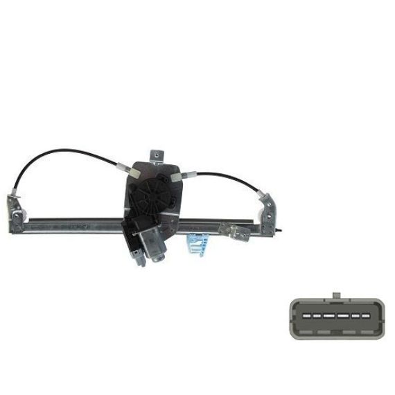 Acessar a peça Elevador vidro frente esquerdo eletrico com motor confort 2/4 portas 6 pins