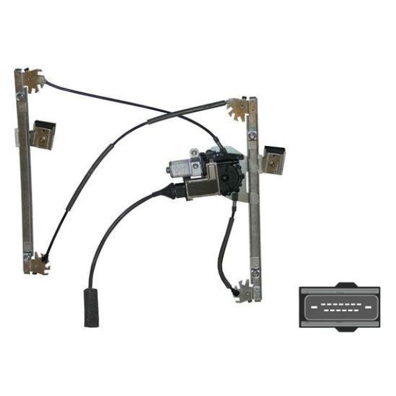 Acessar a peça Elevador vidro frente esquerdo eletrico com motor confort 2/4 portas 15 pins