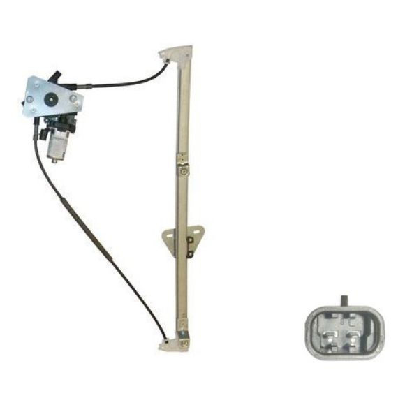 Acessar a peça Elevador vidro frente direito eletrico com motor não confort 2 portas 2 pins