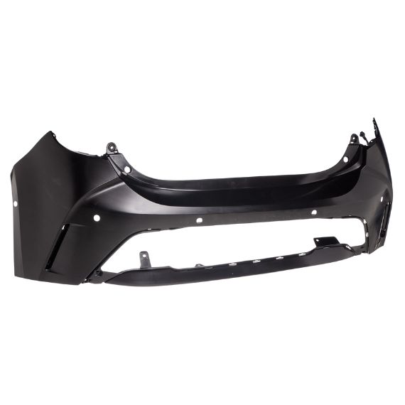 Acessar a peça Para-choques traseiro preto, 6 orifícios sensores (5 portas)