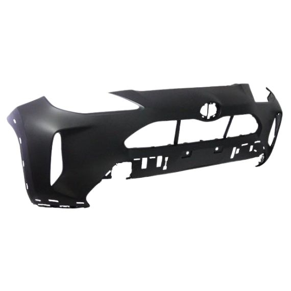 Acessar a peça Para-choques frente preto, orifícios friso