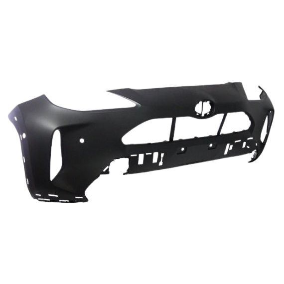 Acessar a peça Para-choques frente preto, orifícios friso, 4 orifícios sensores