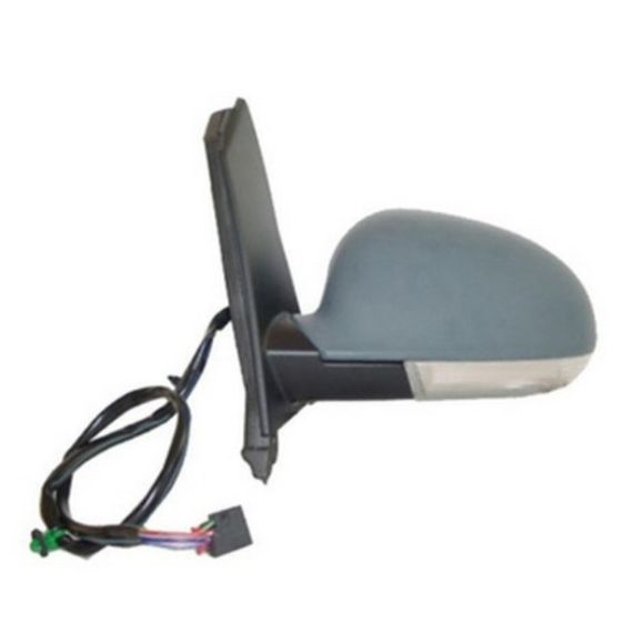 Acessar a peça Potência esquerda, aquecida, dobrável, preparada + leve [grande ângulo]