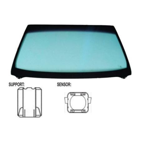 Acessar a peça Para-brisas verde, controlo solar