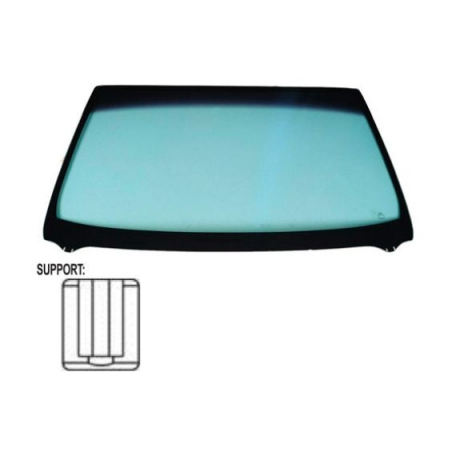 Acessar a peça Para-brisas verde, controlo solar, base espelho retrovisor