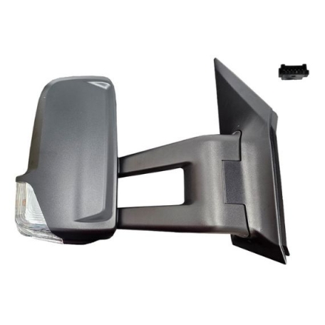 Acessar a peça Espelho retrovisor elétrico direito, convexo, ângulo morto, aquecido, com pisca (6 pinos) (braço medio) Acessar a peça Espelho retrovisor elétrico direito, convexo, ângulo morto, aquecido, com pisca (6 pinos) (braço medio)