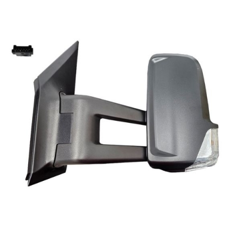 Acessar a peça Espelho retrovisor elétrico esquerdo, convexo, ângulo morto, aquecido, com pisca (6 pinos) (braço medio) Acessar a peça Espelho retrovisor elétrico esquerdo, convexo, ângulo morto, aquecido, com pisca (6 pinos) (braço medio)