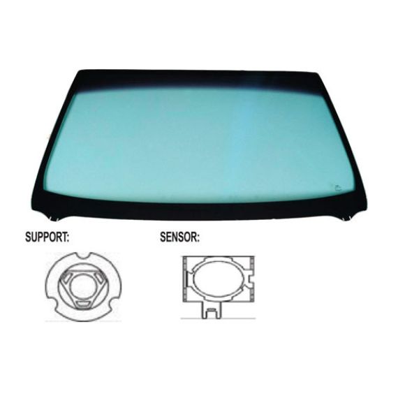 Acessar a peça Para-brisas verde, controlo solar, sensor chuva/luz (4 portas)