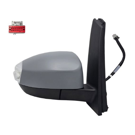 Acessar a peça Espelho retrovisor elétrico direito, convexo, preparado, com pisca, sonda (7 pinos)