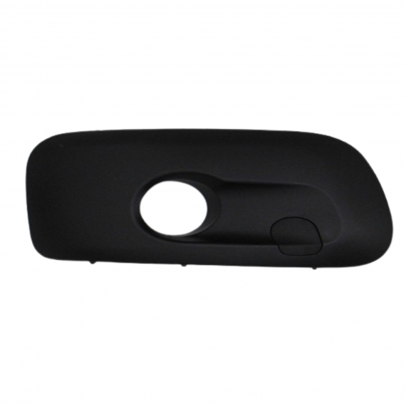 Acessar a peça Friso superior direita para-choques frontal preta com buraconevoeiro