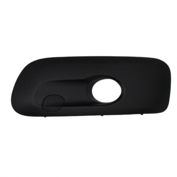 Acessar a peça Friso superior esquerda para-choques frontal preta com buraco nevoeiro