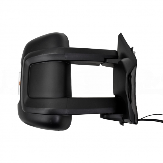 Espelho retrovisor elétrico direito, preto, convexo, aquecido, com pisca, com antena (16W) (braço longo) (9 pinos) CITROEN-JUMPER pour CITROEN JUMPER  pour CITROEN JUMPER