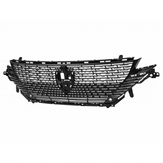 Acessar a peça Grelha preta, com inserções cromadas, com orifícios sensores