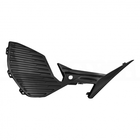 Acessar a peça Grelha para-choques frente direito, preto brilhante, com orifício sensor