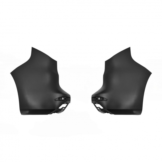 Acessar a peça Kit pontas para-choques traseiro, preto (2 peças)