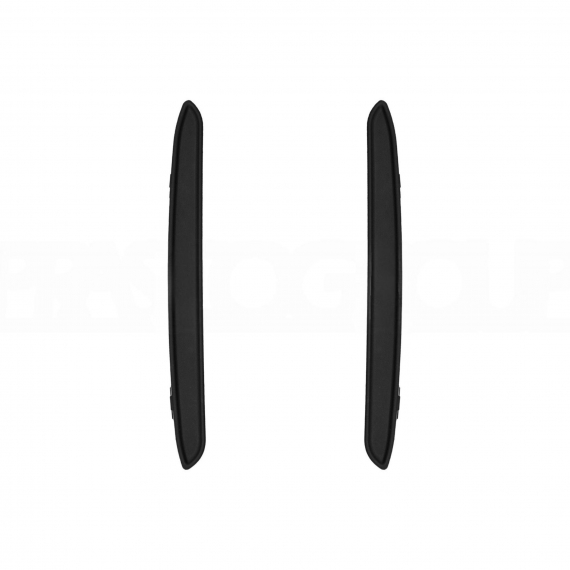 Acessar a peça Kit friso para-choques traseiro, preto