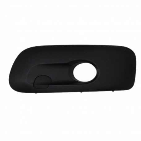 Acessar a peça Friso superior esquerda para-choques frontal preta com buraco nevoeiro Acessar a peça Friso superior esquerda para-choques frontal preta com buraco nevoeiro