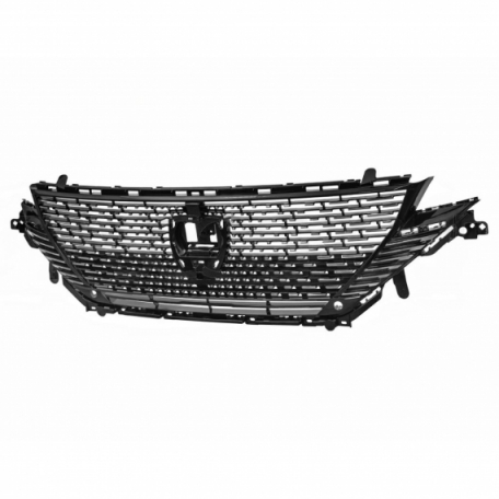 Acessar a peça Grelha preta, com inserções cromadas, com orifícios sensores