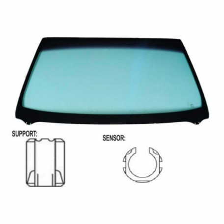 Acessar a peça Para-brisas verde, controlo solar