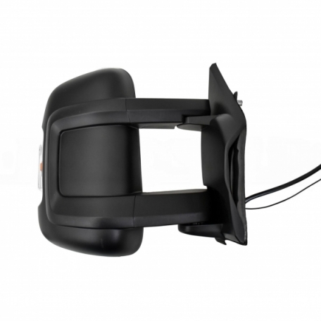 Acessar a peça Espelho retrovisor elétrico direito, preto, convexo, aquecido, com pisca, com antena (16W) (braço medio) (9 pinos)