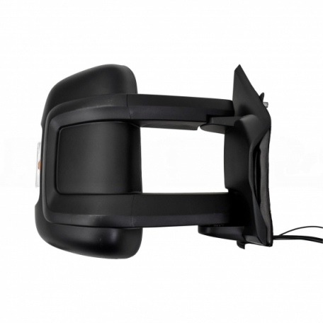 Acessar a peça Espelho retrovisor elétrico direito, preto, convexo, aquecido, com pisca, com antena (16W) (braço longo) (9 pinos)