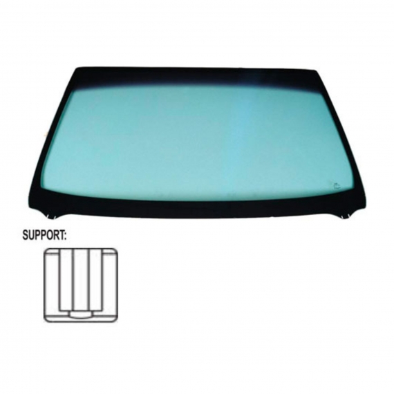 Acessar a peça Para-brisas verde serigrafia modificada base espelho janela