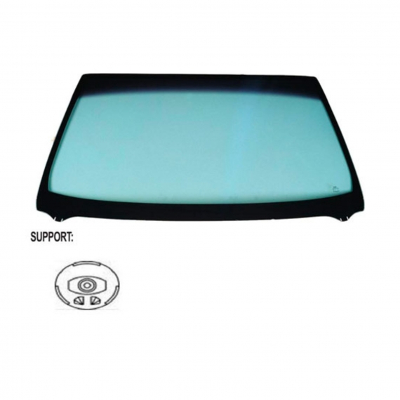 Acessar a peça Para-brisas verde, controlo solar, com antena