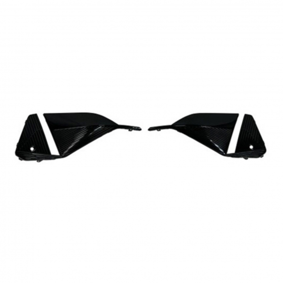 Kit tampa faróis de nevoeiro, com orifício sensor, preto brilhante ACCESSOIRES CAMION-GUARDALAMAS E CALÇOS pour PEUGEOT 408  pour PEUGEOT 408