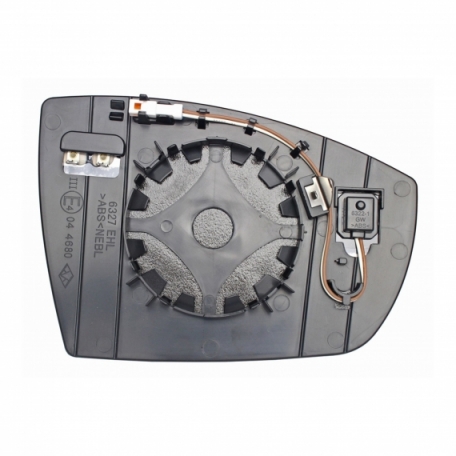 Acessar a peça Vidro + suporte espelho retrovisor esquerdo, convexo, aquecido, side