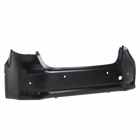 Acessar a peça Para-choques traseiro preto, 6 orifícios para sensores (Mod. Sedan)