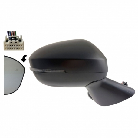 Acessar a peça Espelho retrovisor elétrico direito, convexo, aquecido, preparado, rebatível, com pisca, side (9 pinos)