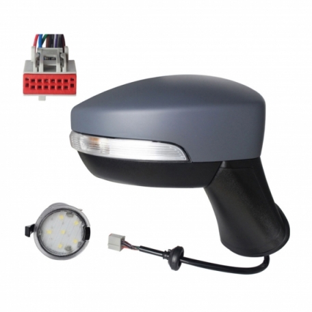 Acessar a peça Espelho retrovisor direito elétrico, preparado, asférico, aquecido, rebatível, com pisca, cortesia (10 pinos) Acessar a peça Espelho retrovisor direito elétrico, preparado, asférico, aquecido, rebatível, com pisca, cortesia (10 pinos)