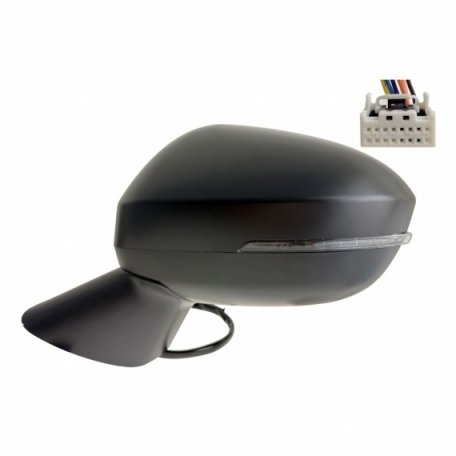 Acessar a peça Espelho retrovisor elétrico esquerdo, convexo, aquecido, preparado, com pisca (6 pinos)