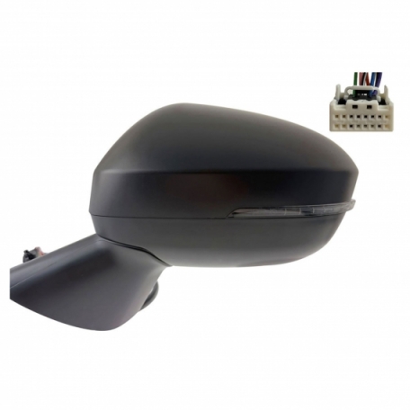 Acessar a peça Espelho retrovisor elétrico esquerdo, convexo, aquecido, preparado, rebatível, com pisca (8 pinos)