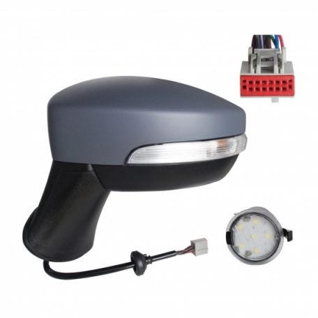 Acessar a peça Espelho retrovisor elétrico esquerdo, preparado, asférico, aquecido, rebatível, com pisca, cortesia (10 pinos) Acessar a peça Espelho retrovisor elétrico esquerdo, preparado, asférico, aquecido, rebatível, com pisca, cortesia (10 pinos)