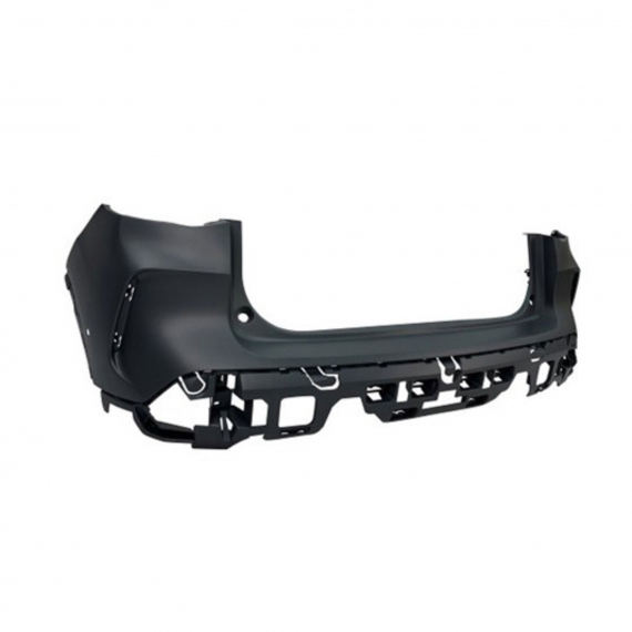 Acessar a peça Para-choques traseiro preto, 2 orifícios sensores 