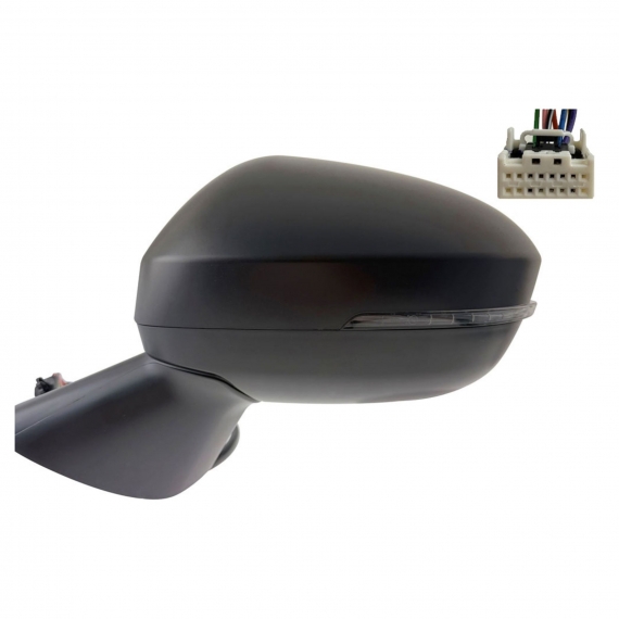 Acessar a peça Espelho retrovisor elétrico esquerdo, convexo, aquecido, preparado, rebatível, com pisca (8 pinos)