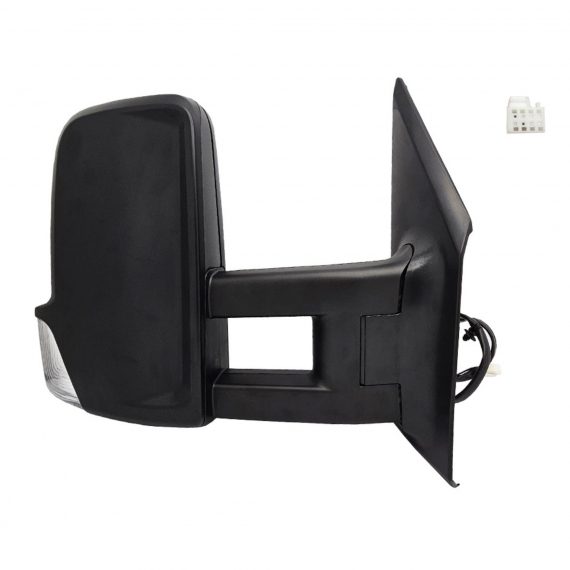 Acessar a peça Espelho retrovisor manual direito, convexo, com pisca (2 pinos) (braço medio)