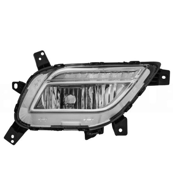 Acessar a peça Farol Nevoeiro direito com luz de circulação diurna LED + H8